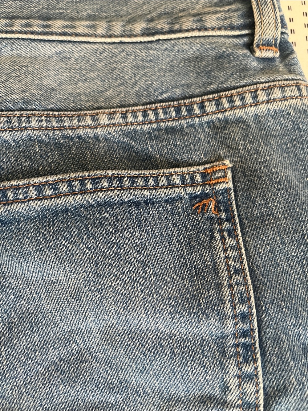 Madewell Longline Straight Jeans, 33R, NWT - Picture 7 of 10